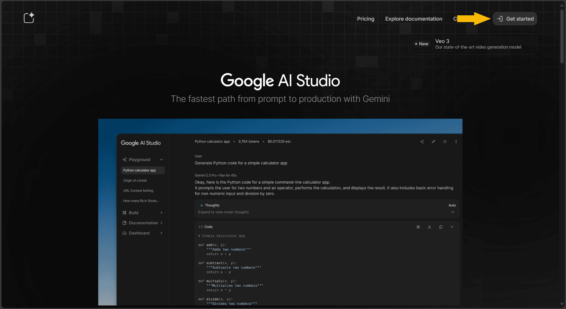 Інструкція налаштування Google AI Studio