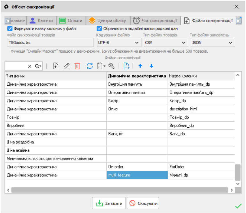 Як налаштувати мультихарактеристики